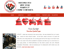 Tablet Screenshot of pawfectmatch.org